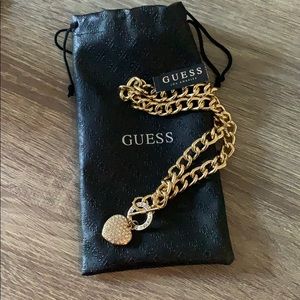 NEVER WORN GUESS NECKLACES (1 GOLD, 1 SILVER)